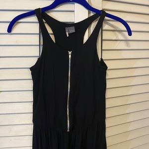 Very sexy hi/low zip top maxi dress sz medium